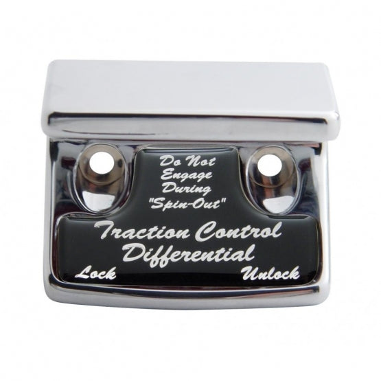 "Traction Control Differential" Switch Guard With Black Sticker
