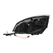 Black Quad-LED Headlight With LED DRL & Seq. Signal For 2018-2024 Freightliner Cascadia - Passenger
