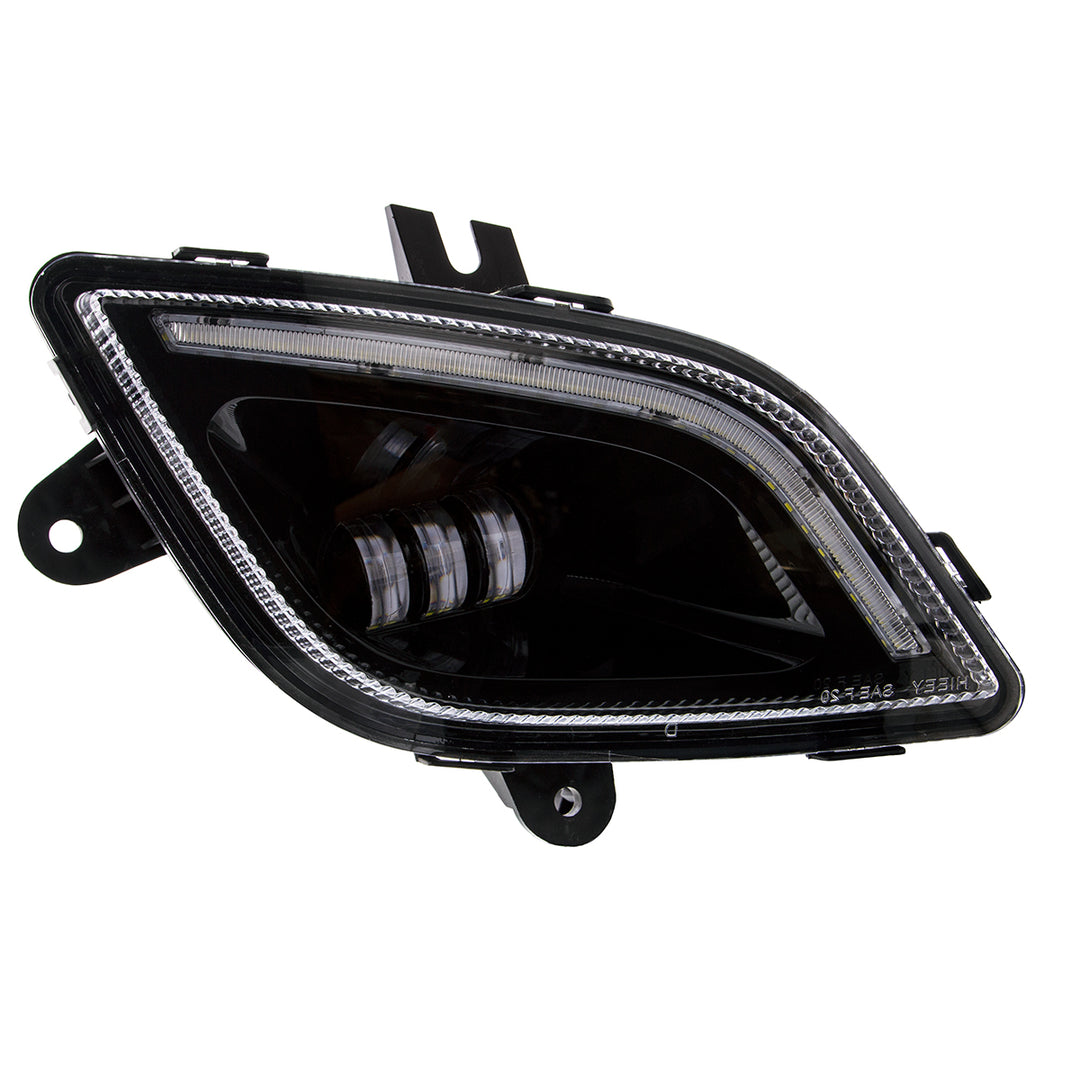 34 LED Black Fog Light With LED Light Bar For 2018-2024 Freightliner Cascadia - Passenger