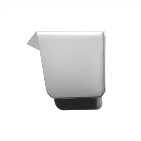 Stainless Steel Visor For 4" X 6" Rectangular Headlight, Flat Top Style