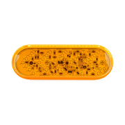 35 LED 6" Oval Sequential Turn Signal Light - Amber LED/Amber Lens