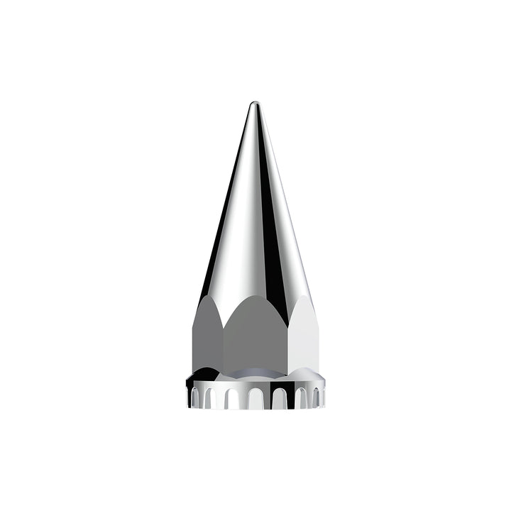 33mm X 4-3/4" Chrome Super Spike Nut Covers - Thread-On (60-Pack)