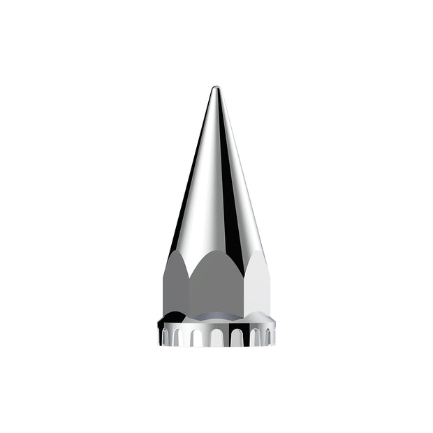 33mm X 4-3/4" Chrome Super Spike Nut Covers - Thread-On (60-Pack)