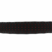 18" Perforated Leather Steering Wheel Cover - Red