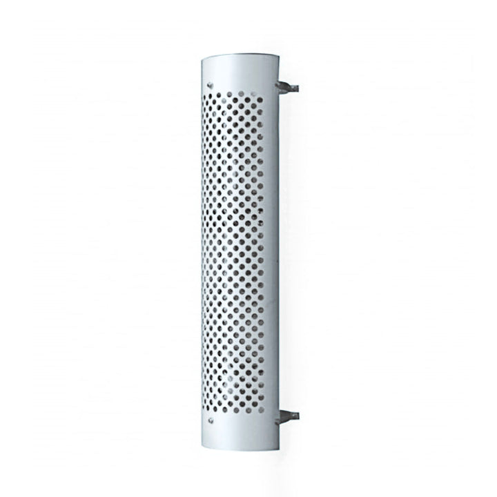 48" Tall 270 Degree Stainless Exhaust Muffler Shield For 9" Diameter Exhaust - Round Slot