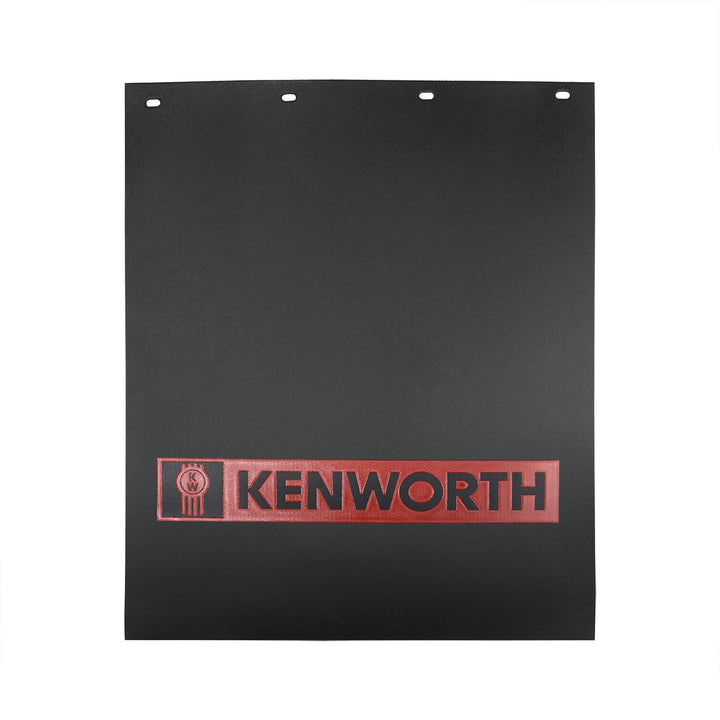 24" X 30" Black PROFLEX Mud Flap With Kenworth Logo