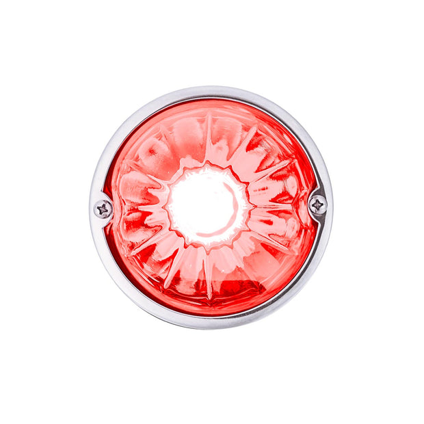 Glass Watermelon Light Kit With 4 LED Light-Red LED/Clear Lens