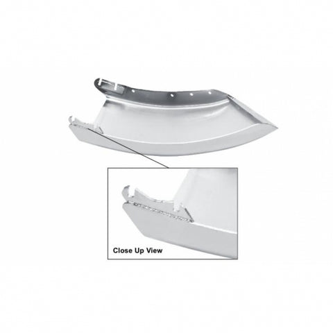 29.92" Chrome Bumper End For Freightliner M2 (106) - Driver