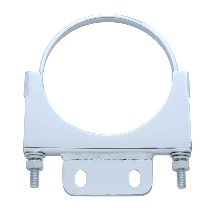 5" Chrome Cab Exhaust Clamp For Peterbilt