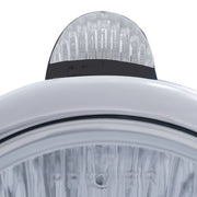 Black Guide 682-C Headlight 6014 & Dual Mode LED Signal - Clear Lens