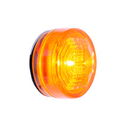 3 LED Oval Clearance/Marker Light-Amber LED/Amber Lens