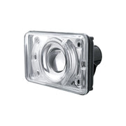 4" X 6" Crystal Projection Headlight With 6 White LED Position Light - Low Beam