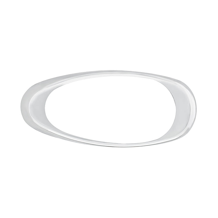Chrome Plastic Sleeper Fairing Light Bezel For Freightliner Century/Columbia/Coronado