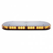 42 High Power LED Micro Warning Light Bar With Clear Lens - Magnet Mount