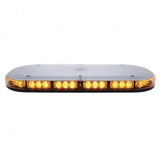 42 High Power LED Micro Warning Light Bar With Clear Lens - Magnet Mount