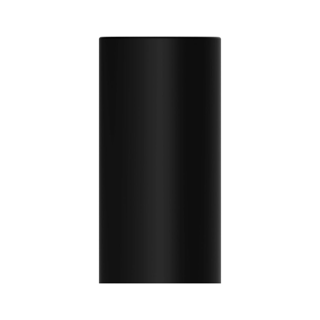 33mm x 4-1/4" Matte Black Tall Cylinder Nut Covers - Thread-On (60-Pack)