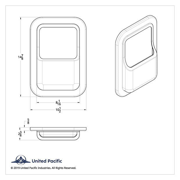 International Door Pocket Cover - Passenger Side