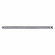14 LED 12" Light Bar With Bezel (Stop, Turn & Tail) - Red LED/Clear Lens