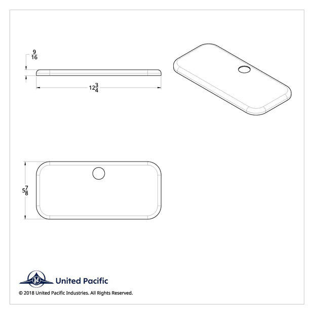 Chrome Plastic Upper Side Storage Door Cover For 2007-2018 Freightliner Cascadia