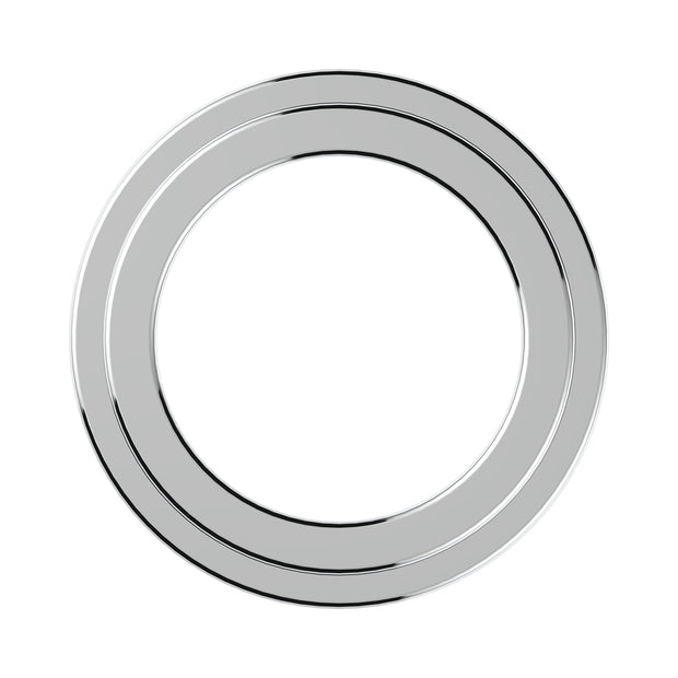 Chrome Plastic Small Gauge Bezel Without Visor For Freightliner