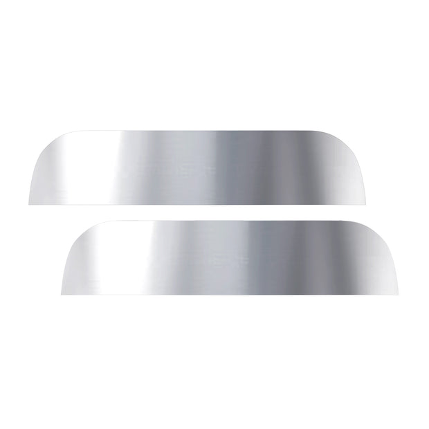 Stainless 7" Chopped Window Trim For 2005+ Peterbilt 379/386/389