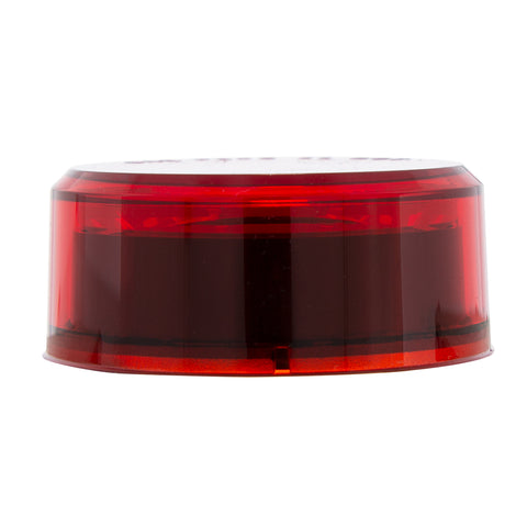 4 LED 2-1/2" Round Abyss Light (Clearance/Marker) - Red LED/Red Lens