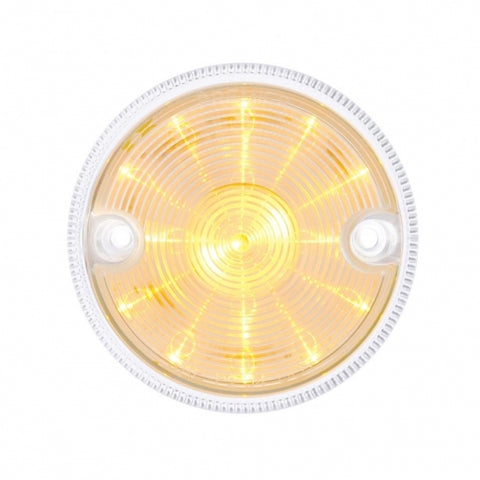 15 LED 3" Series 2 Light Only For Double Face Light Housing- Amber LED/Clear Lens