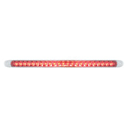 23 SMD LED 17-1/4" Reflector Light Bar Only (Stop, Turn & Tail) - Red LED/Clear Lens