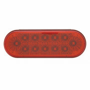 3-3/4" Bolt Pattern Stainless Spring Loaded Light Bar With 6 Oval 12 LED Lights (Pair)