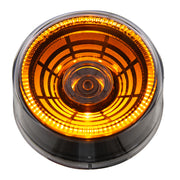 4 LED 2-1/2" Round Abyss Light (Clearance/Marker) - Amber LED/Clear Lens