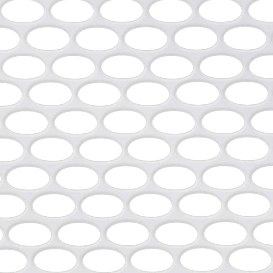 430 Stainless Grille Mesh For Peterbilt 379 With Short Hood - Alternating Oval Holes