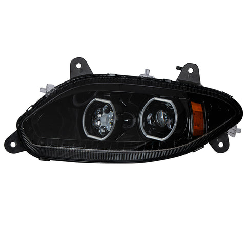 Black 17 LED Headlight For 2018-2024 International LT - Driver