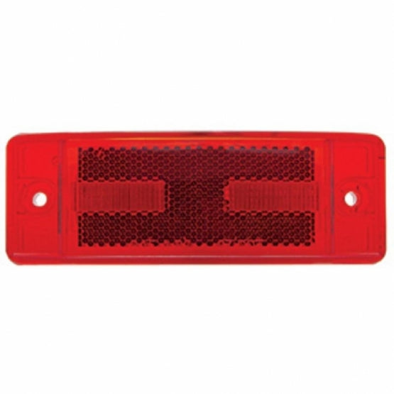 16 LED Rectangular Light (Clearance/Marker) With Reflex Lens - Red LED/Red Lens