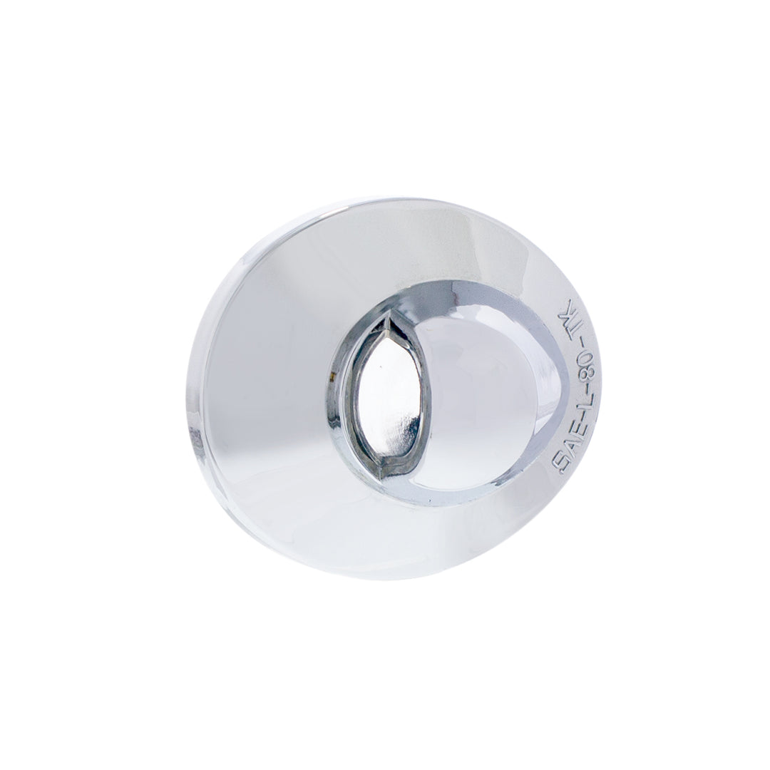 Chrome License Plate Light Lens For 1990-2004 Ford Truck