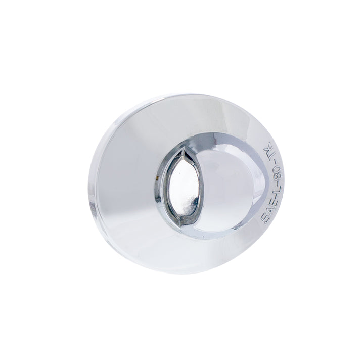 Chrome License Plate Light Lens For 1990-2004 Ford Truck