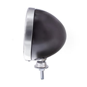 7" Black Dietz Style Headlight Housing & Chrome Rim Only and 34222 Pigtail (Pair)