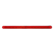 14 LED 12" Light Bar With Bezel (Stop, Turn & Tail) - Red LED/Red Lens