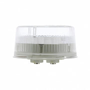 9 LED 2" Round Reflector Light (Clearance/Marker) - Red LED/Clear Lens