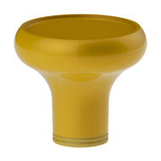 Deluxe Aluminum Screw-On Air Valve Knob With Multi-Color Glossy Trailer Sticker - Electric Yellow