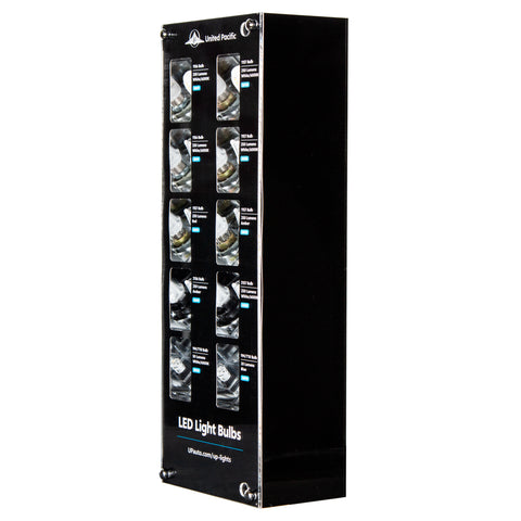 United Pacific LED Bulbs Display