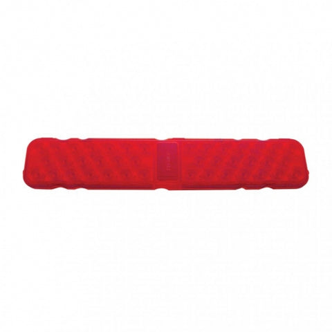 40 LED Rectangular Light (Stop, Turn & Tail) - Red LED/Red Lens