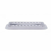 Dual 10 LED 9" Light Bars - Amber & Red LED/Clear Lens