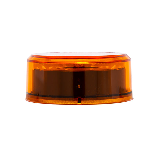4 LED 2" Round Abyss Light (Clearance/Marker) - Amber LED/Amber Lens
