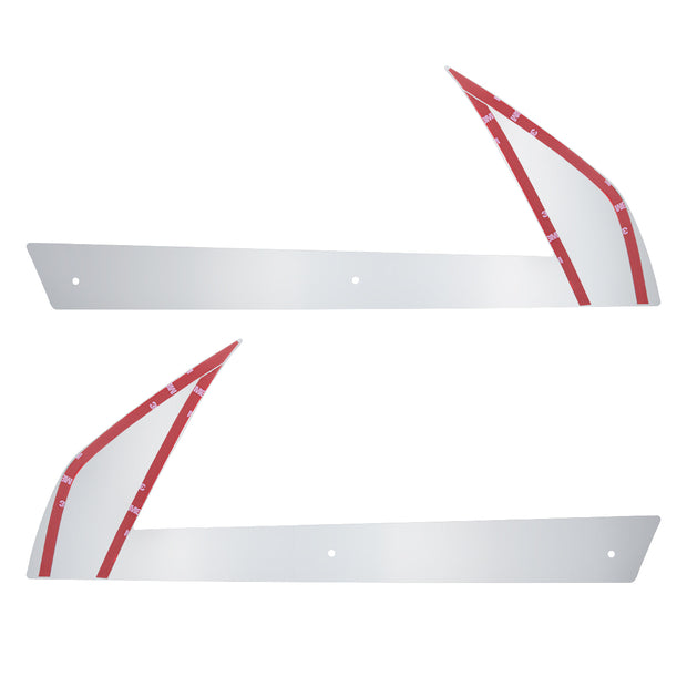 430 SS Below Headlight Fender Guards For 2018-2024 Freightliner Cascadia (Pair)