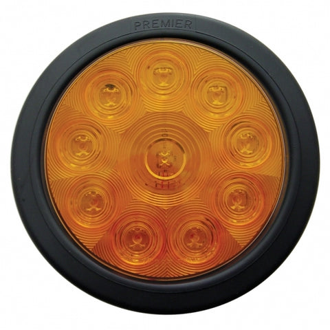 10 LED 4" Turn Signal Light Kit - Amber LED/Amber Lens