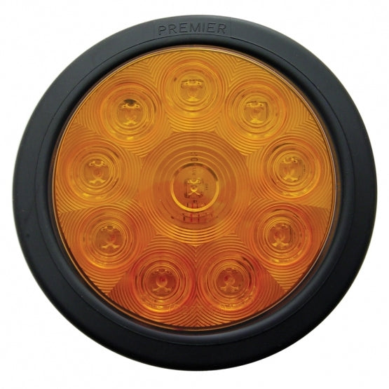 10 LED 4" Turn Signal Light Kit - Amber LED/Amber Lens