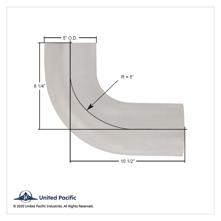 Aluminized 90 Degree Exhaust Elbow For Freightliner 04-09586-013