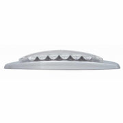 12 LED Reflector Rectangular Light With Bezel (Clearance/Marker) - Red LED/Clear Lens