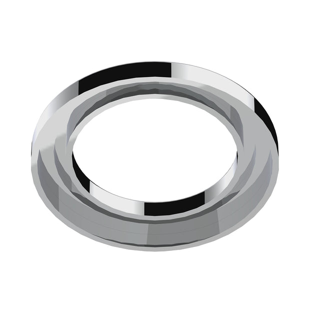 Chrome Plastic Small Gauge Bezel Without Visor For Freightliner
