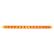 14 LED 12" Turn Signal Light Bar - Amber LED/Amber Lens